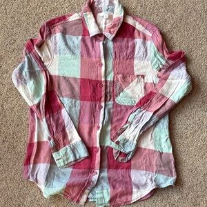 Time and Tru Women’s Plaid Shirt